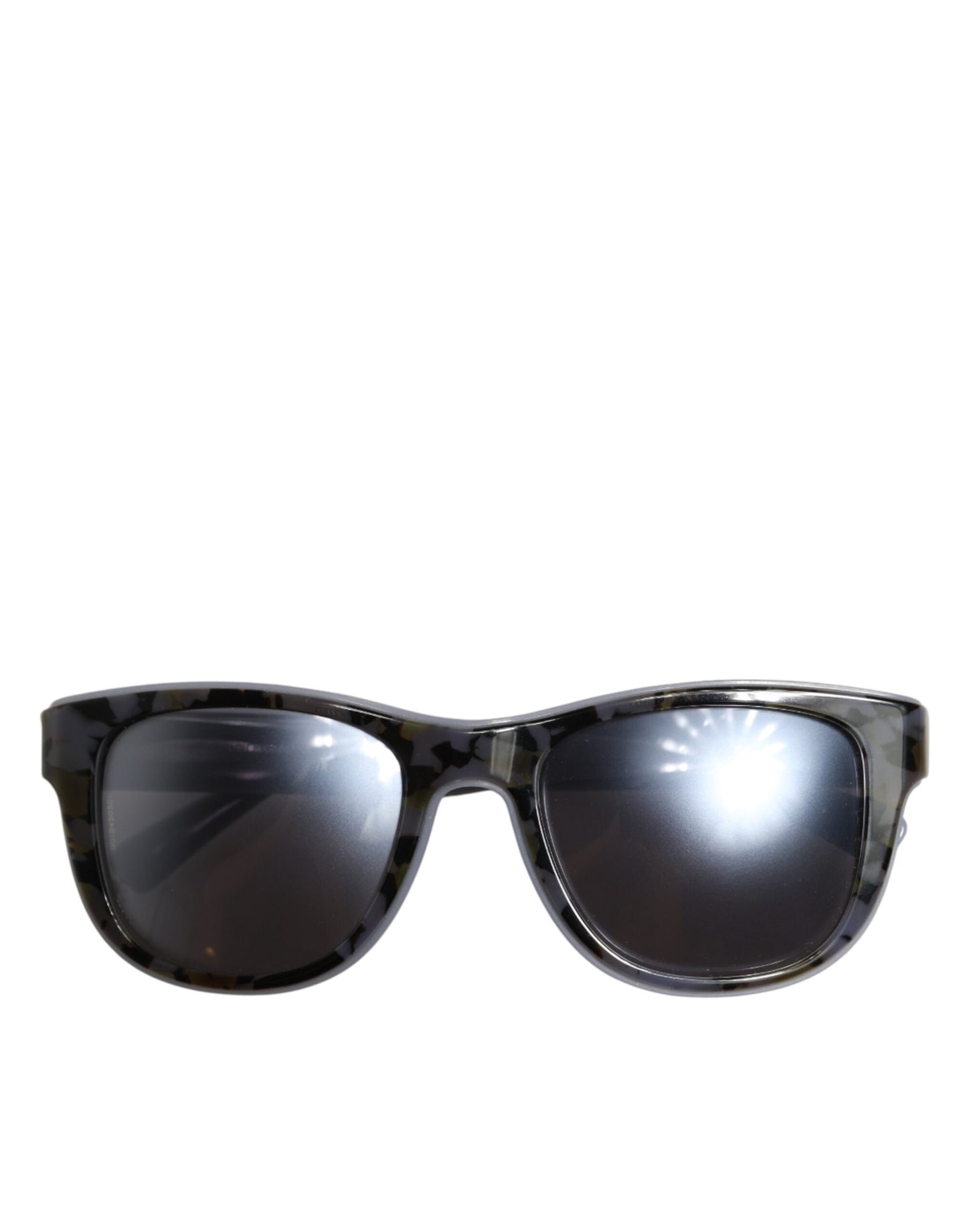 Dolce & Gabbana DG4284F Sonnenbrille aus grauem Schildpatt und blauem Acetat