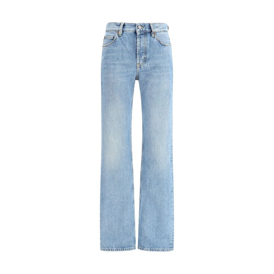 Saint Laurent NICO Low-Rise-Jeans aus Bahamas-Denim