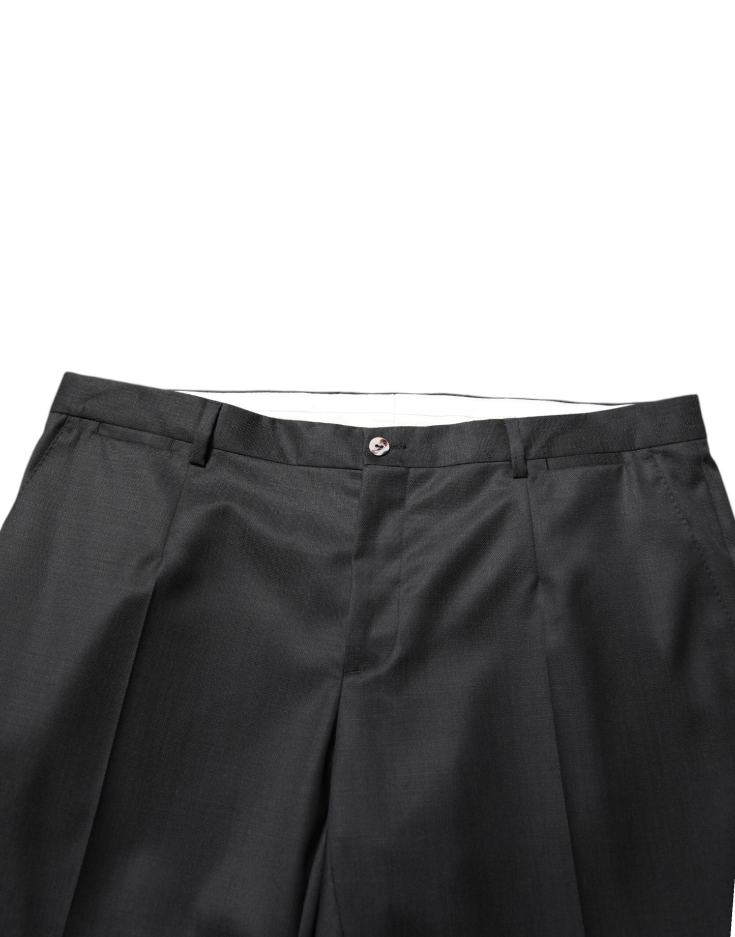 Dolce & Gabbana Schwarze Wollhose für formelle Anlässe