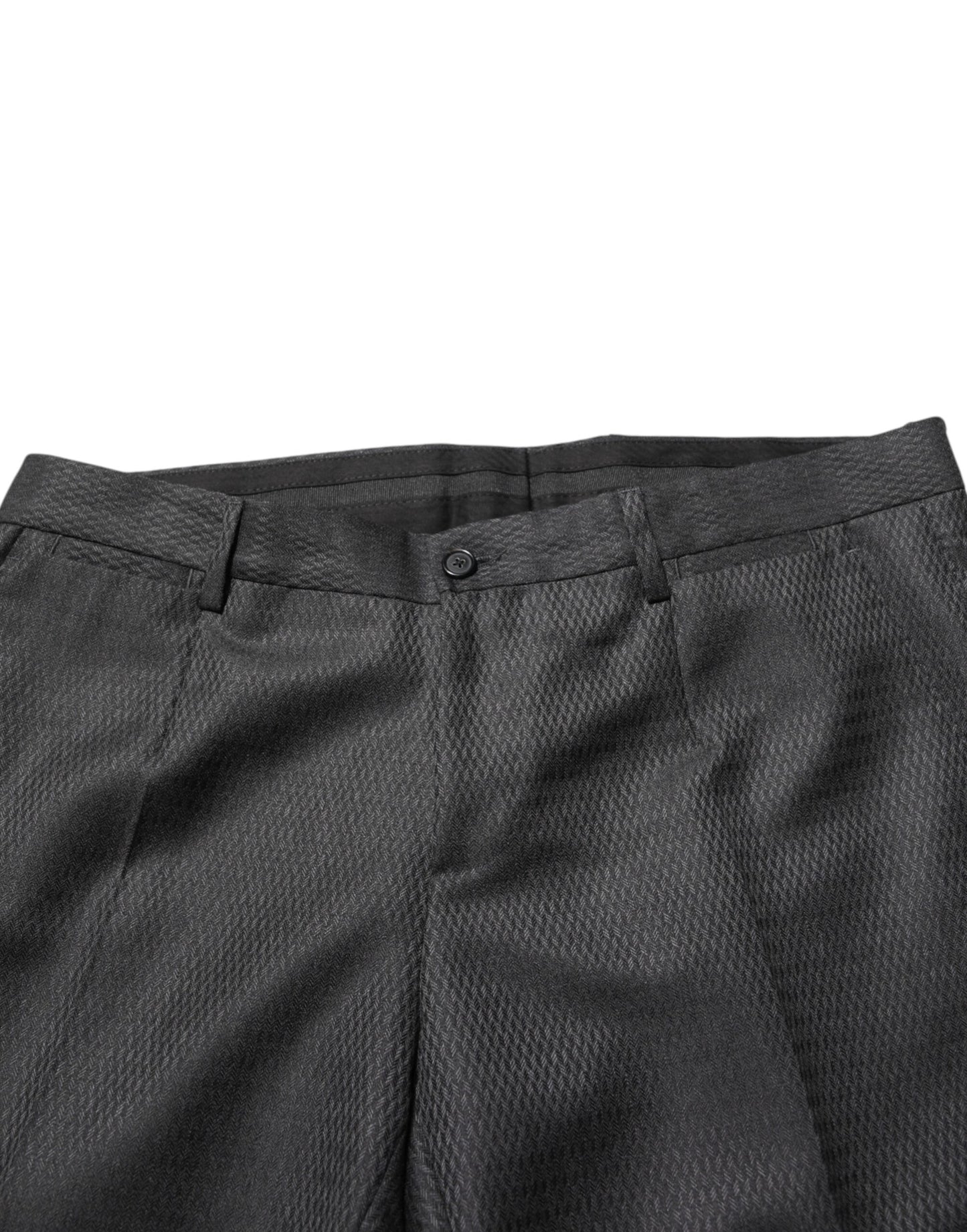 Dolce & Gabbana Schwarze Wollhose für formelle Anlässe