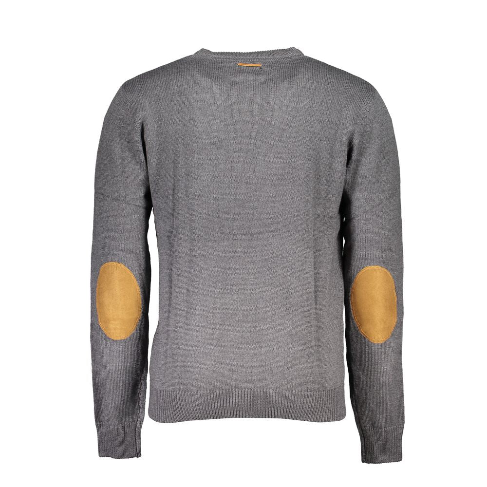 Grauer Baumwollpullover von Gianmarco Venturi