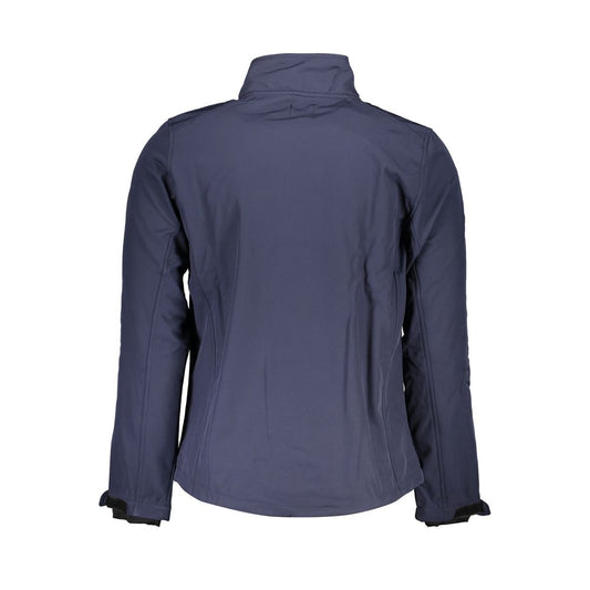 Gianmarco Venturi Blu Polyester Men's Jacket