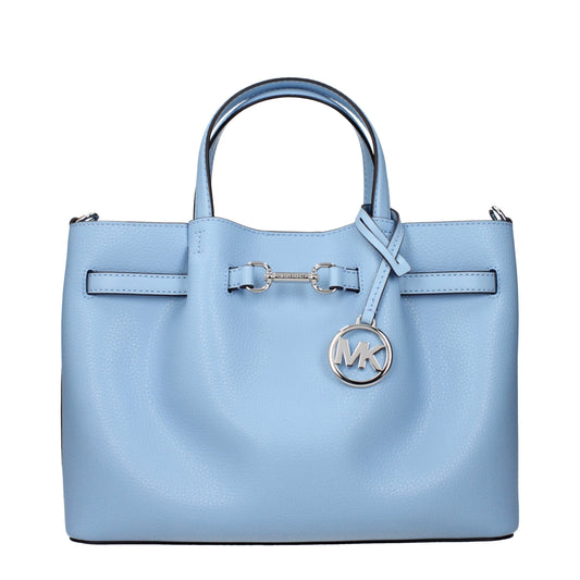 Michael Kors Hellblaue Lederhandtaschen
