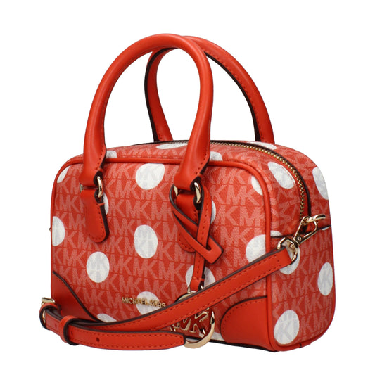 Michael Kors – Orangefarbene Stoffhandtaschen