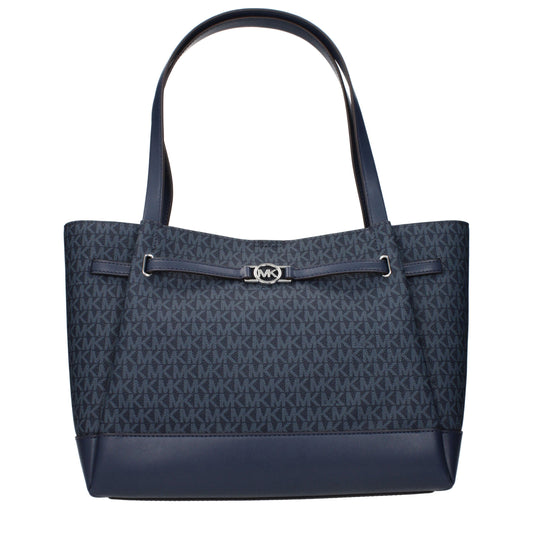 Michael Kors – Schultertaschen aus blauem Stoff