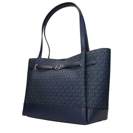 Michael Kors – Schultertaschen aus blauem Stoff