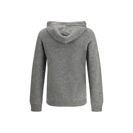 Roberto Collina Gray Cashmere Hoodie