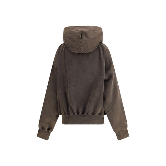 ALAINPAUL Hoodie mit gerafftem Ausschnitt