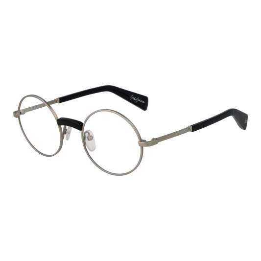 Yohji Yamamoto Silberfarbenes Unisex-Brillengestell
