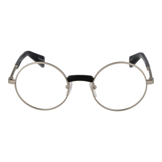 Yohji Yamamoto Silberfarbenes Unisex-Brillengestell