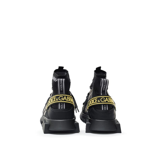 Dolce & Gabbana – Schwarzer High-Top aus technischem Material