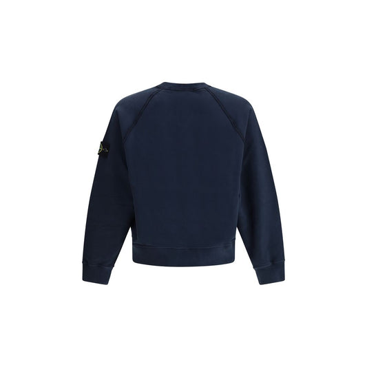 Stone Island Baumwoll-Sweatshirt mit Rundhalsausschnitt