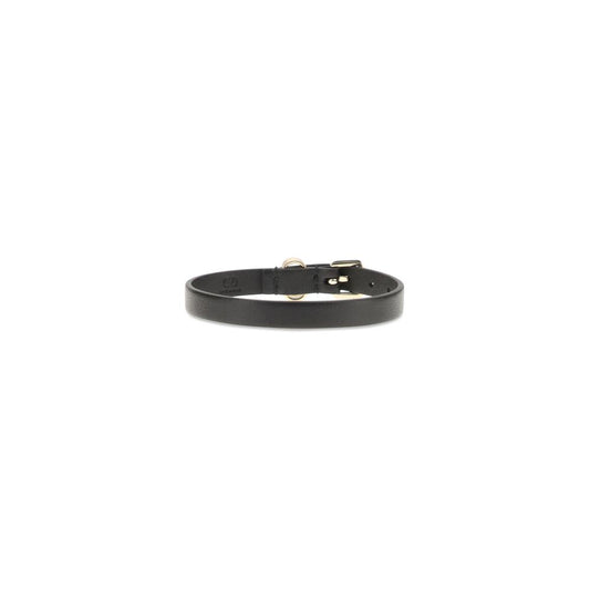 Valentino Garavani Armband aus schwarzem Kalbsleder (Bos Taurus)
