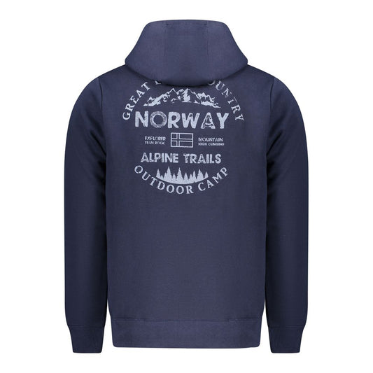 Norwegen 1963 Blaues Baumwoll-Sweatshirt