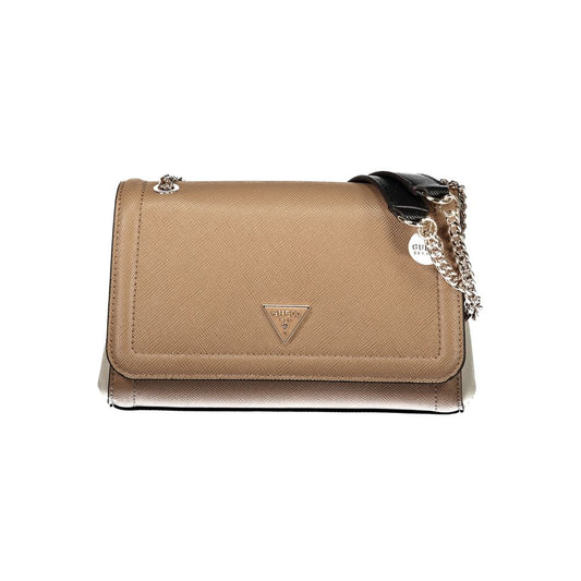 Guess Jeans – Handtasche aus Polyethylen in Braun