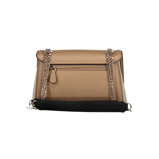Guess Jeans – Handtasche aus Polyethylen in Braun