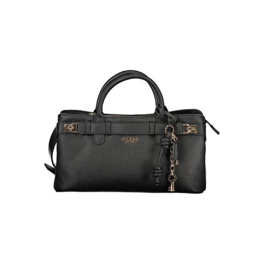 Guess Jeans – Schwarze Polyethylen-Handtasche