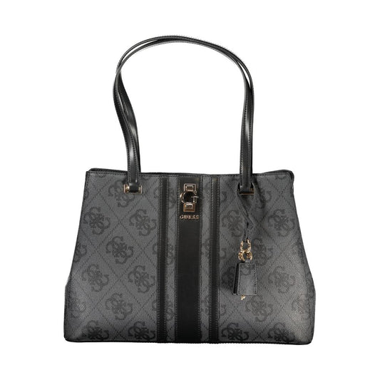 Guess Jeans – Schwarze Polyethylen-Handtasche