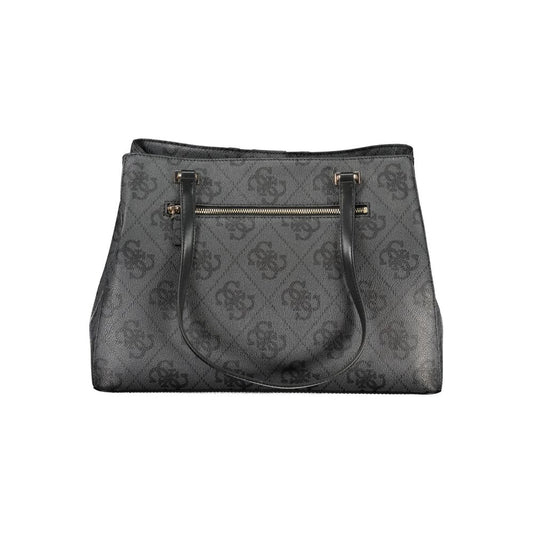 Guess Jeans – Schwarze Polyethylen-Handtasche
