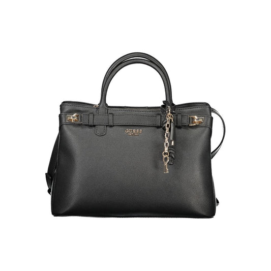 Guess Jeans – Schwarze Polyethylen-Handtasche