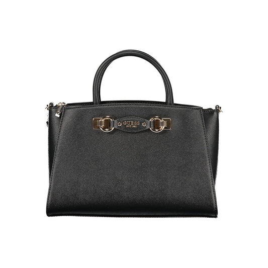 Guess Jeans – Schwarze Polyethylen-Handtasche