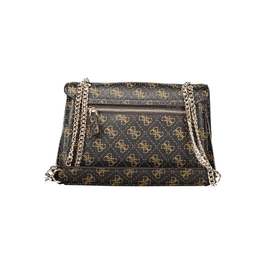 Guess Jeans – Handtasche aus Polyethylen in Braun