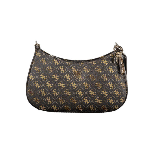 Guess Jeans – Handtasche aus Polyethylen in Braun