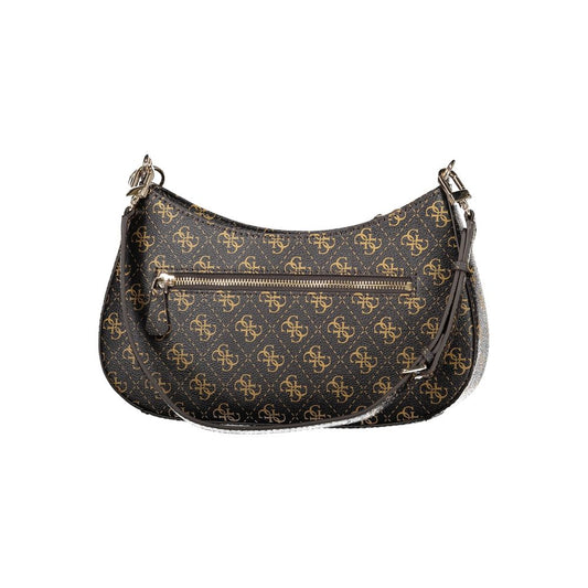 Guess Jeans – Handtasche aus Polyethylen in Braun