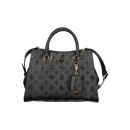 Guess Jeans – Schwarze Polyethylen-Handtasche
