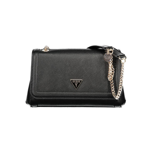 Guess Jeans – Schwarze Polyethylen-Handtasche