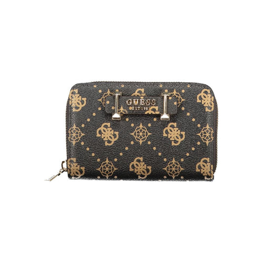 Guess Jeans – Braune Polyethylen-Geldbörse