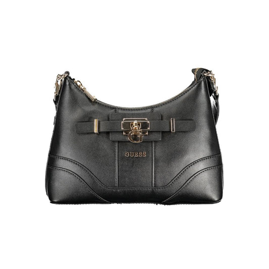 Guess Jeans – Schwarze Polyethylen-Handtasche