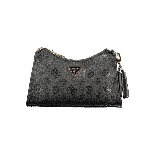 Guess Jeans – Schwarze Polyethylen-Handtasche