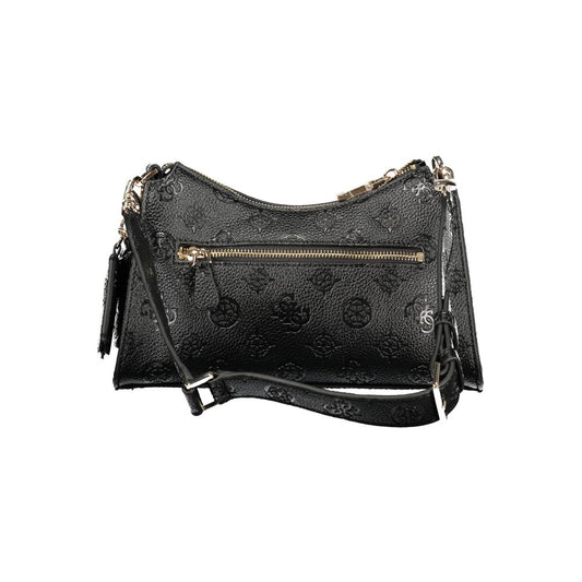 Guess Jeans – Schwarze Polyethylen-Handtasche