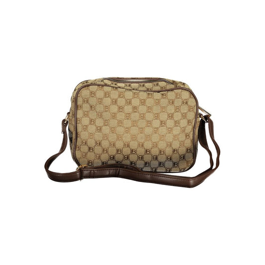 Laura Biagiotti Beige Polyester Women's Shoulder Bag