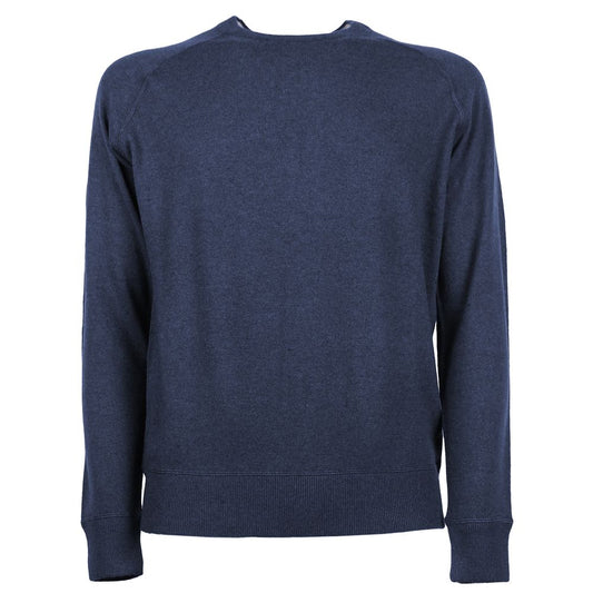 Blauer Herrenpullover aus Kaschmir von Emilio Romanelli