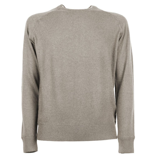 Emilio Romanelli Beige Kaschmir-Herrenpullover