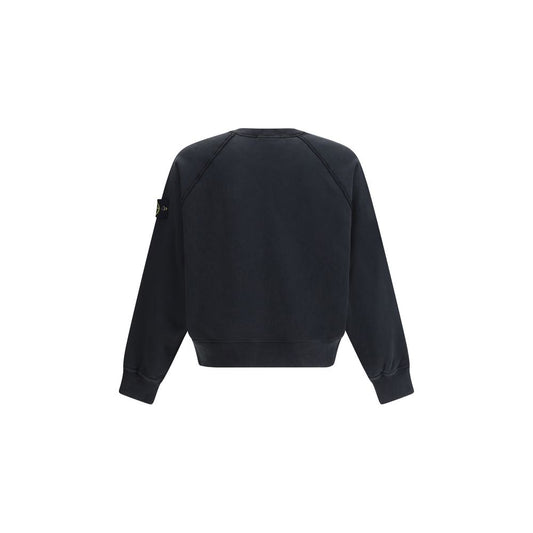 Stone Island Baumwoll-Sweatshirt mit Rundhalsausschnitt