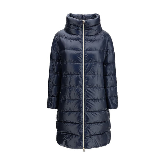 Herno Blue Polyester Coat