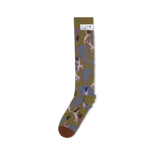 Bonne Maison Green Cotton Socks