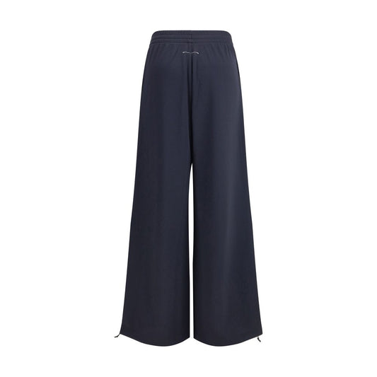 MM6 Black Polyester Athletic Pants