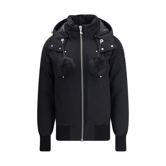 Moose Knuckles Black Cotton Clothing