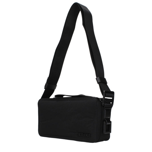 Jacquemus Black Fabric Crossbody Bag