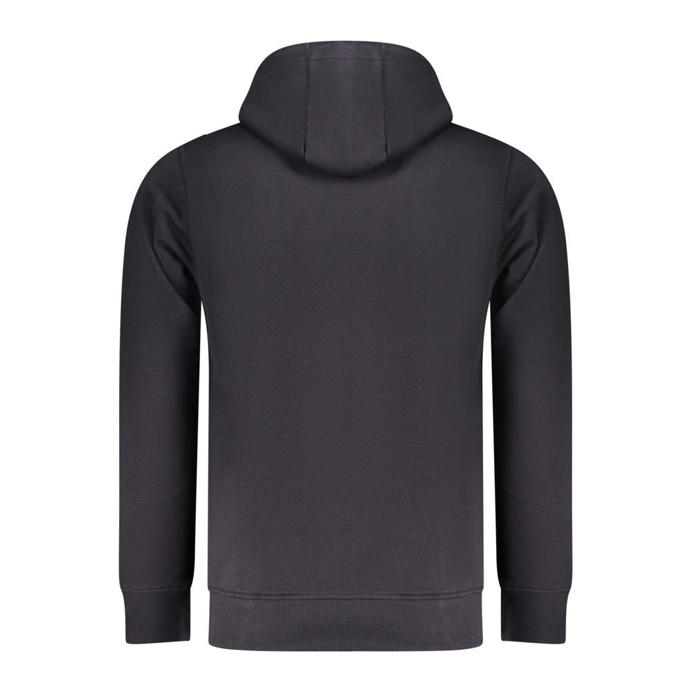 Rifle Blue Baumwoll-Herren-Kapuzenpullover