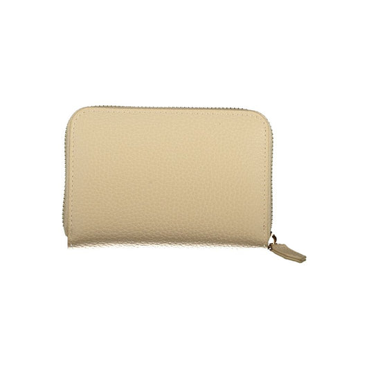 Mario Valentino Beige Polyurethane Women's Wallet