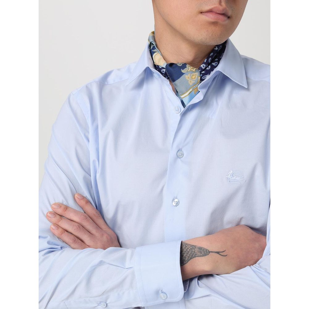Etro Seidenfoulard Blau