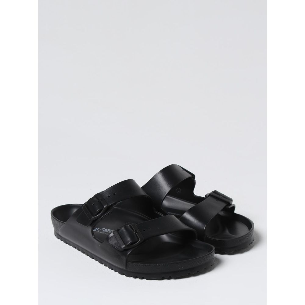 Birkenstock schwarze flache EVA-Sandalen