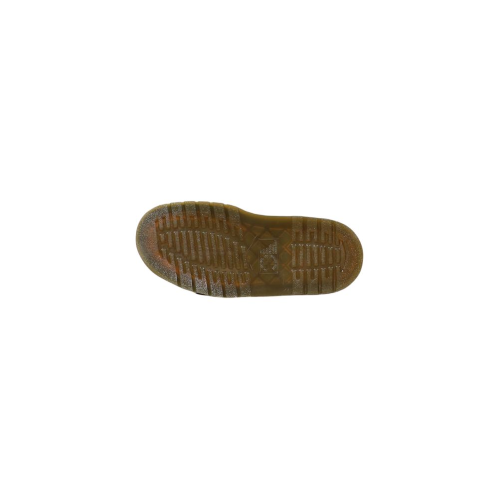 Dr. Martens Schwarze flache Ledersandalen