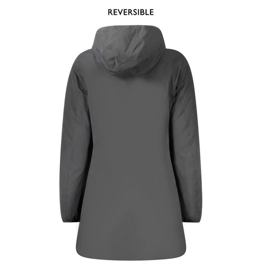 K-WAY Black Nylon Jackets & Coat