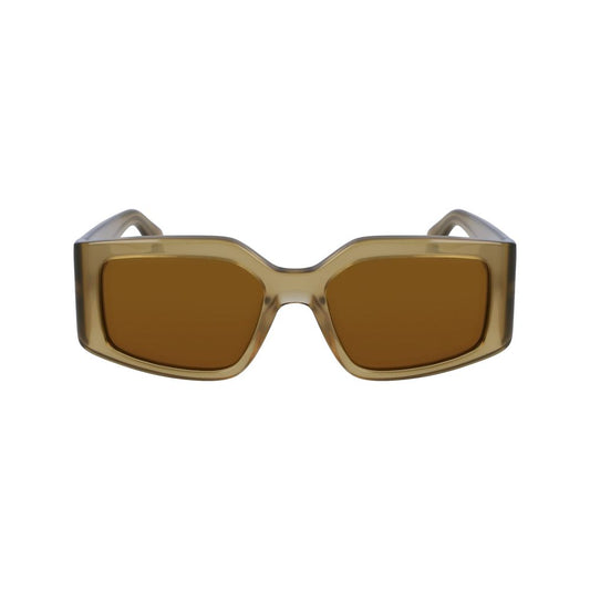 Ferragamo Green Acetate Sunglasses